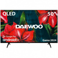 Televisor Qled DAEWOO 50" 4K Uhd USB Smart TV Android Wifi BLUETOOTH Dolby