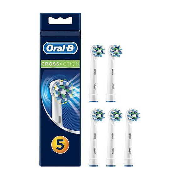 Braun ORAL-B Repuesto Cepillo Crossaction Pack de 5 EB50RB-5