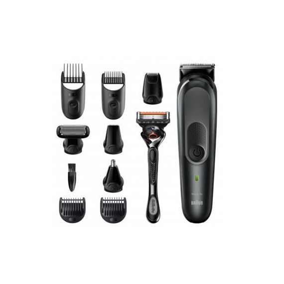 BRAUN Trimming MGK7321 10 en 1 Barba,pelo y Cuerpo Recargable Lavable