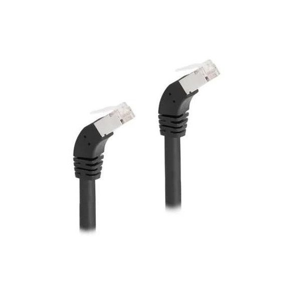 DELOCK Cable RJ45 Cat 6A Acodado 45º 5MTRS Negro 80278