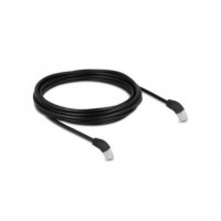 DELOCK Cable RJ45 Cat 6A Acodado 45º 5MTRS Negro 80278