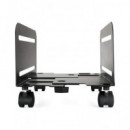 TOOQ Soporte para Cpu con Ruedas Metal UMCS0004-B Negro