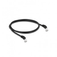 DELOCK Cable RJ45 Cat 6A Acodado 45º 1MTR Negro 80275