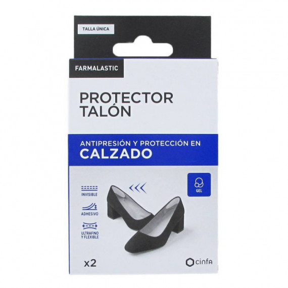 Farmalastic Protector Talon 2 Unidades Talla Uni  CINFA