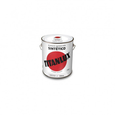 Pintura Titan Titanlux Esmalte Monocapa Sintetico Brillante Blanco 566 4 Litros