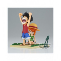 Figura Luffy y Nami One Piece World  BANPRESTO