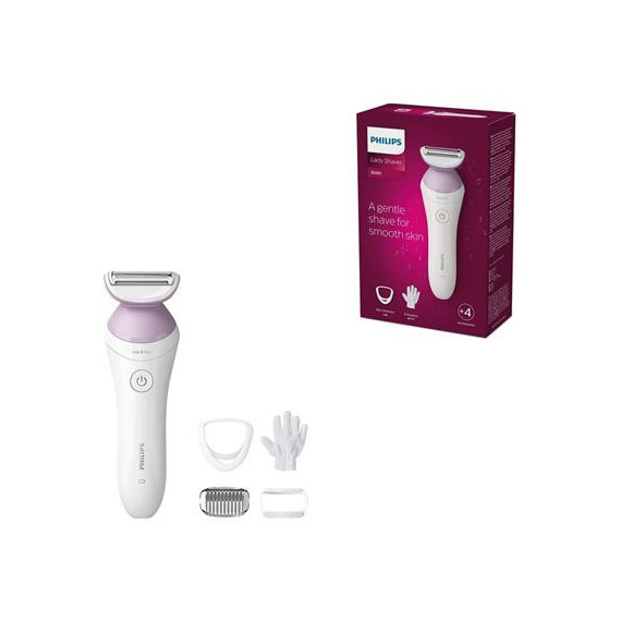 PHILIPS Maquina Depiladora Lady Shaver BRL136 Blanco