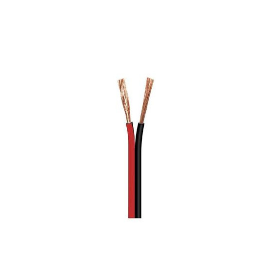 SURMEDIA Cable Audio Paralelo 2X0.75MM Rojo-negro