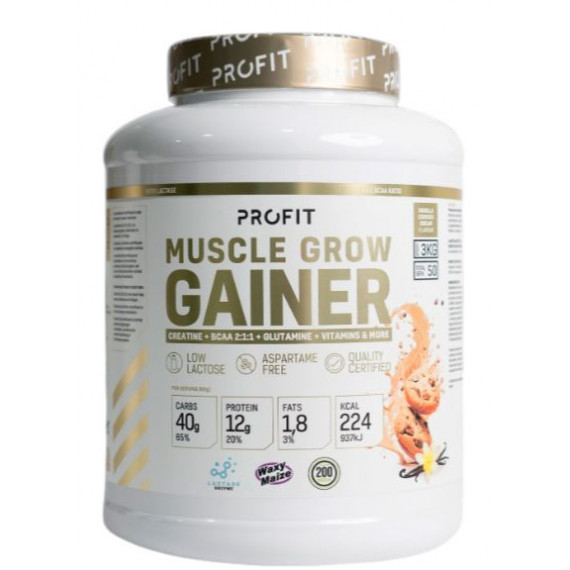 Muscle Grow Gainer Profit - 3 Kg  PROFIT FOODS