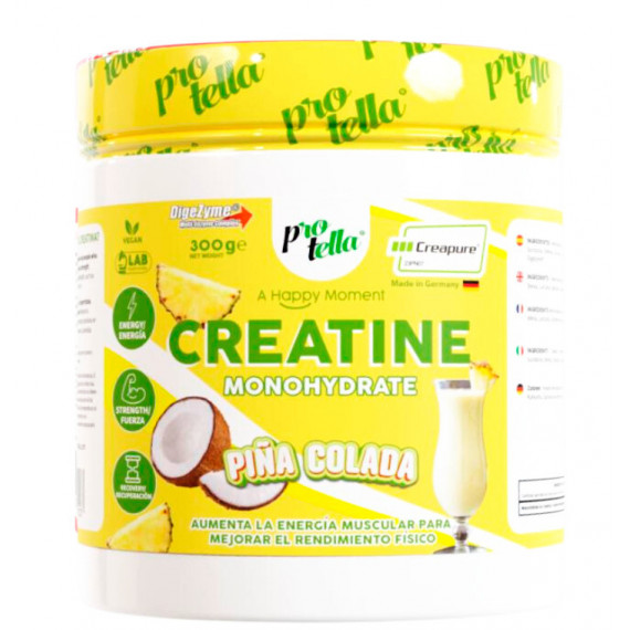 Creatina Creapure® Piña Colada PROTELLA - 300 Gr