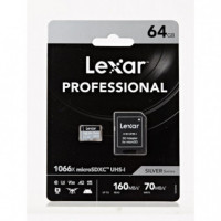 LEXAR Professional Silver MICROSD64GB V30 160MBS