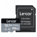 LEXAR Professional Silver MICROSD256GB V30 160MBS