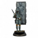 Figura Boba Fett y Han Solo en Carbonita Star Wars  SIDESHOW