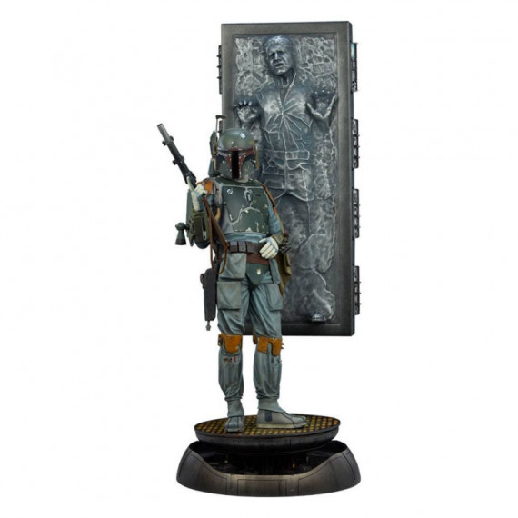 Figura Boba Fett y Han Solo en Carbonita Star Wars  SIDESHOW