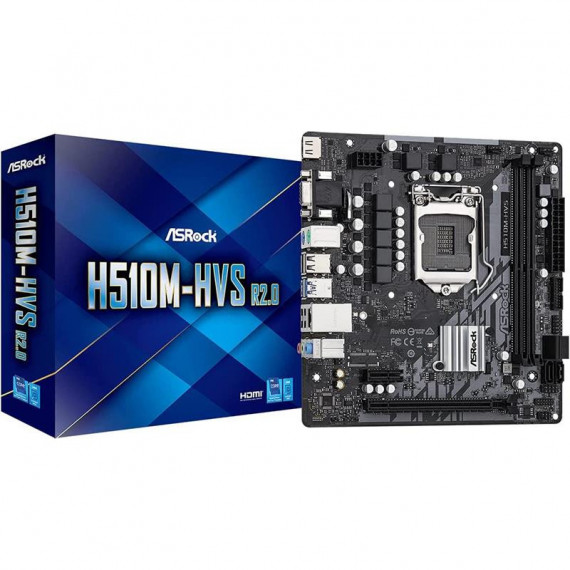 Placa Base ASROCK H510M-HVS R2.0 VGA + HDMI