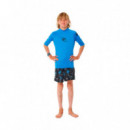 Camiseta Protectora Brand Wave Upf Kids  RIP CURL