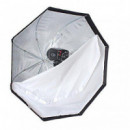 Softbox Octogonal Plegable de 120CM  ULTRAPIX