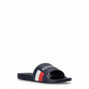 TOMMY HILFIGER - Hilfiger Rwb Pool Slide - DW5 - F|FM0FM05093/DW5