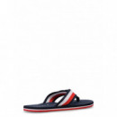 TOMMY HILFIGER - Coprorate Hilfiger Beach Sandal - DW5 - F|FM0FM05094/DW5