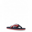 TOMMY HILFIGER - Coprorate Hilfiger Beach Sandal - DW5 - F|FM0FM05094/DW5