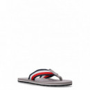 TOMMY HILFIGER - Coprorate Hilfiger Beach Sandal - Prt - F|FM0FM05094/PRT