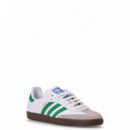 ADIDAS ORIGINALS - Samba Og - Ftwbla Verde Supcol - IG1024/FTWBLA Verde Supcol