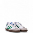 ADIDAS ORIGINALS - Samba Og - Ftwbla Verde Supcol - IG1024/FTWBLA Verde Supcol