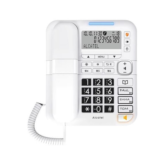 ALCATEL Telefono Fijo Sobremesa Tmax 70 Blanco