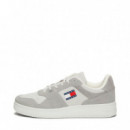 Zapatillas de Piel con Cordones  TOMMY HILFIGER