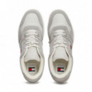 Zapatillas de Piel con Cordones  TOMMY HILFIGER