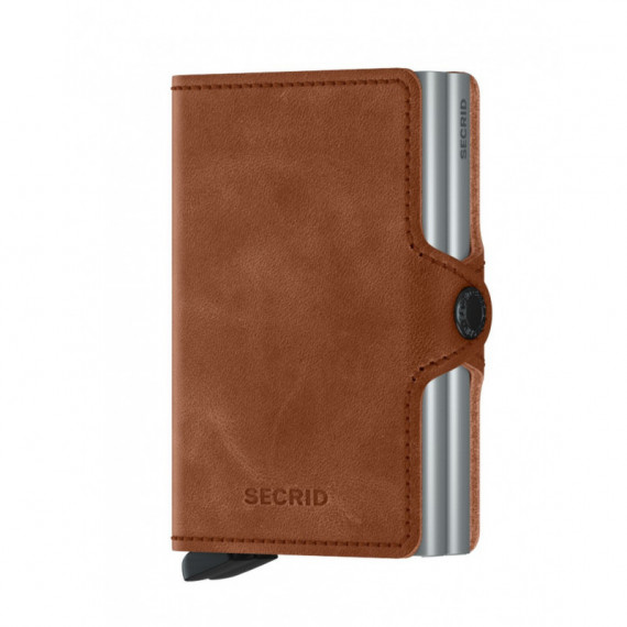 Twinwallet Cognac Silver  SECRID