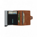 Twinwallet Cognac Silver  SECRID