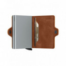 Twinwallet Cognac Silver  SECRID