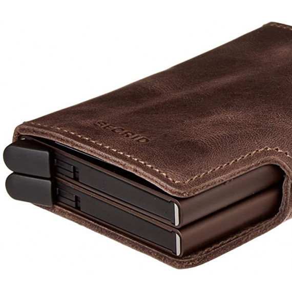 Se Twinwallet Vintage Chocolate  SECRID