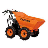 Carretilla 4 Ruedas con Dumper TAKUMA 400 Kgs 6.5HP