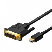 Cable Conversor AISENS Mini Displayport a DVI Mini Dp/m a Dvi/m Black