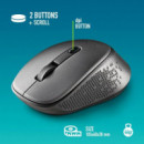 Raton NGS Dew Gray Wireless Silent Grey