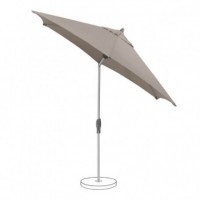 Parasol de  Jardín Shell Turn 300 Cm ø Light Taupe Suncomfort® By Glatz®  SUN CONFORT