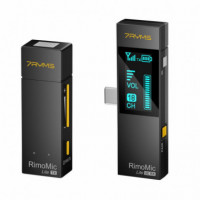 Mini Micrófono Inalámbrico 7RYMS Rimomic Lite (usb C/a) Negro