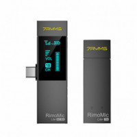 Mini Micrófono Inalámbrico 7RYMS Rimomic Lite (usb C/a) Negro