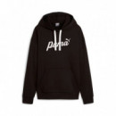 Sudadera con Capucha Ess+ Script  PUMA