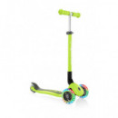 Patinete Plegable Primo Luces Verde Lima  GLOBBER