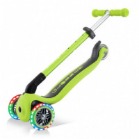 Patinete Plegable Primo Luces Verde Lima  GLOBBER