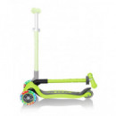 Patinete Plegable Primo Luces Verde Lima  GLOBBER