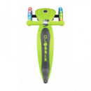 Patinete Plegable Primo Luces Verde Lima  GLOBBER