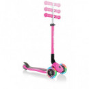 Patinete Plegable Primo Lights Deep Rosa  GLOBBER