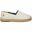 Alpargata Canvas Crema  POLO RALPH LAUREN