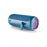 Altavoces NGS Roller Furia 2 Rgb Portatil Waterproof IPX7/BT/USB/AUX Blue