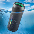 Altavoces NGS Roller Furia 2 Rgb Portatil Waterproof IPX7/BT/USB/AUX Black