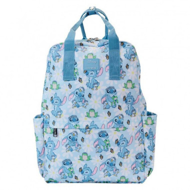 Mochila Primavera Stitch Disney LOUNGEFLY 43CM